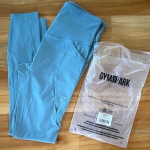 Gymshark Light Blue High-Rise Pocket Leggings